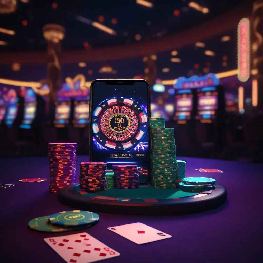 Mobile Casino Jackpot Glow